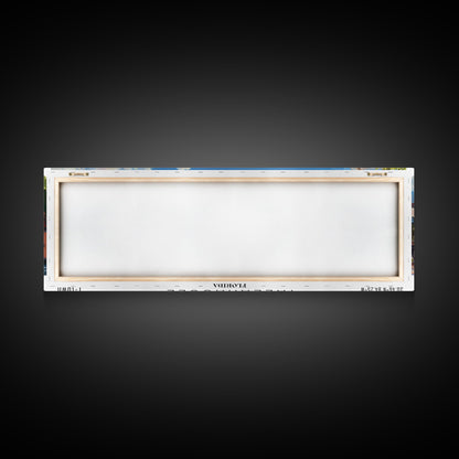 Tallahassee Florida Travel Poster, Framed Canvas Print, Wall Art, Home Decor, Travel Gift, Living Room Art, Retro Style Art