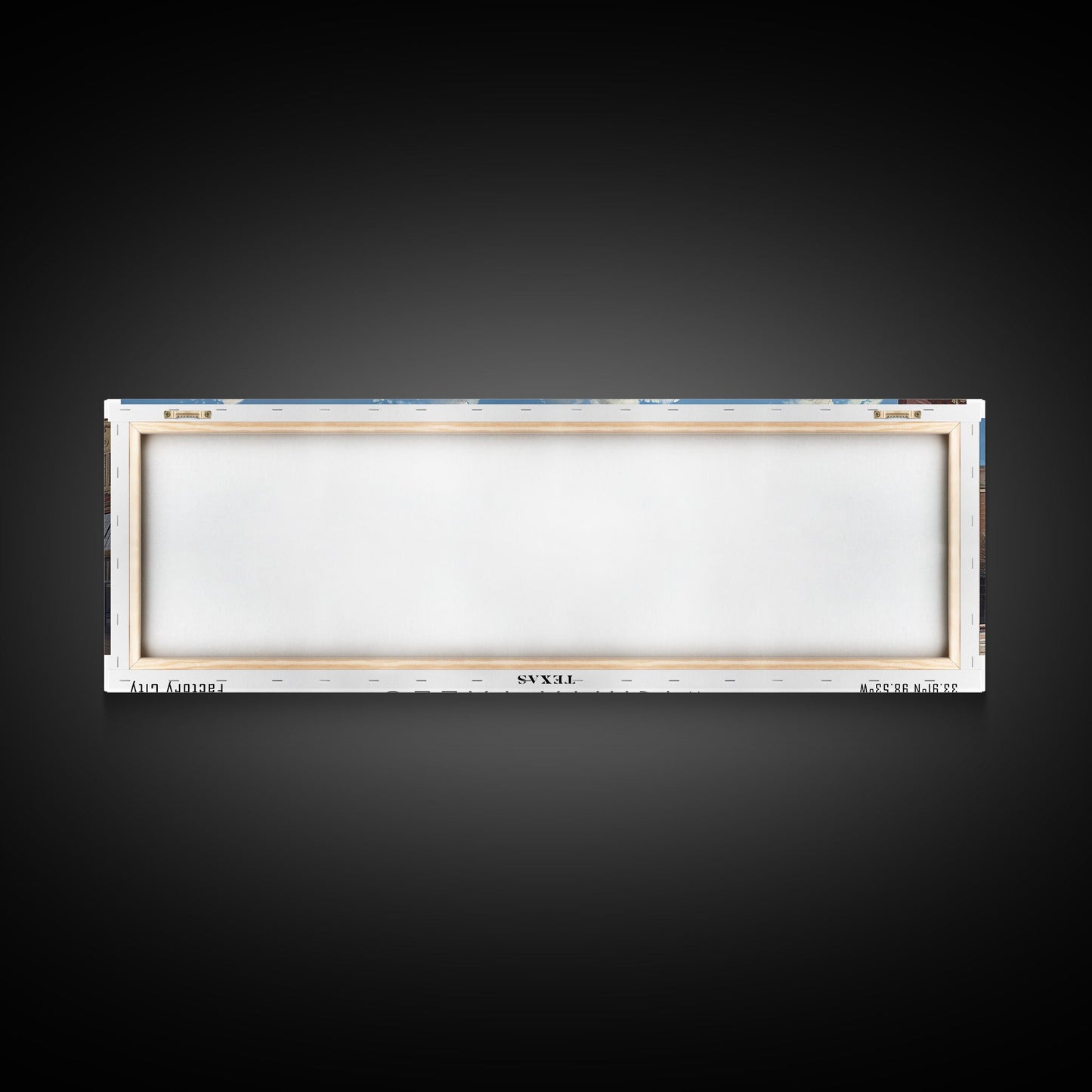 Panoramagemälde von Wichita Falls, Texas, gerahmter Leinwanddruck, Reiseposter im Retro-Stil, einzigartige Wohndekoration, künstlerische Wandgestaltung fürs Büro