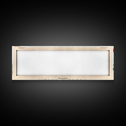 Agualva Portugal Wall Art, Panoramic Travel Poster, Panoramic Framed Canvas Print, City Wall Art, Wall Hanging Home Decor, Travel Art