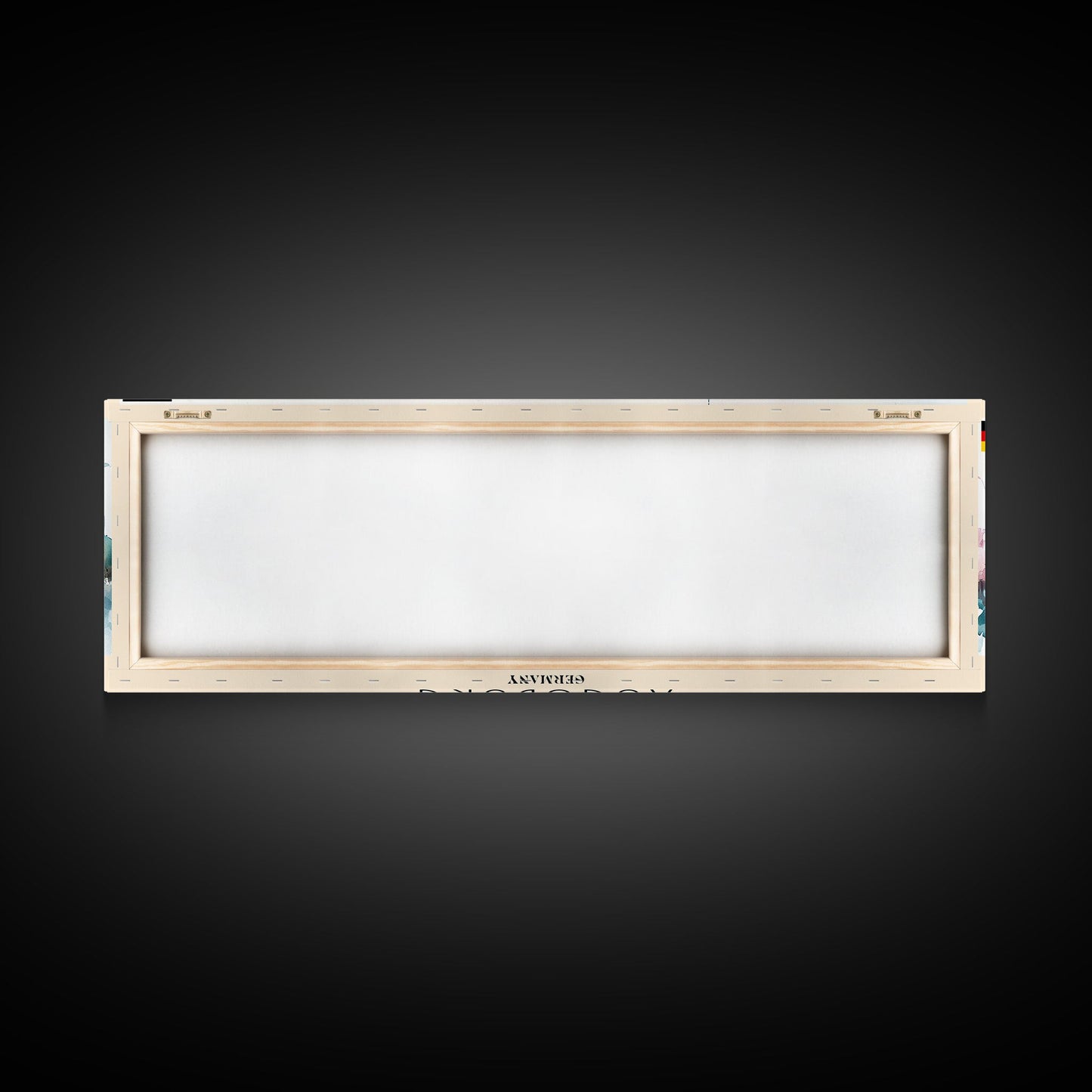 Augsburg Germany Panoramic Travel Poster, Framed Canvas Print or Metal Wall Art, Travel Art, Home Decor, Panoramic Painting, Midcentury Art