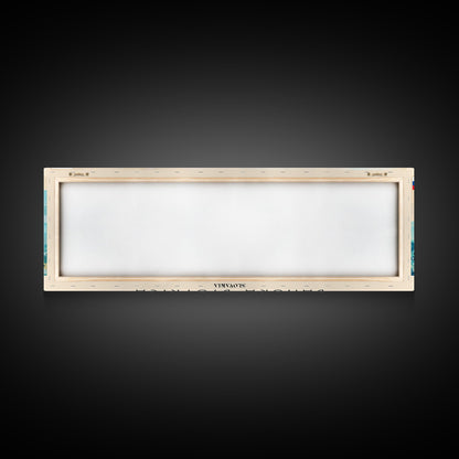 Banska Bystrica Slovakia Wall Art, Panoramic Travel Poster, Panoramic Framed Canvas Print, City Wall Art, Wall Hanging Home Decor, Travel Art