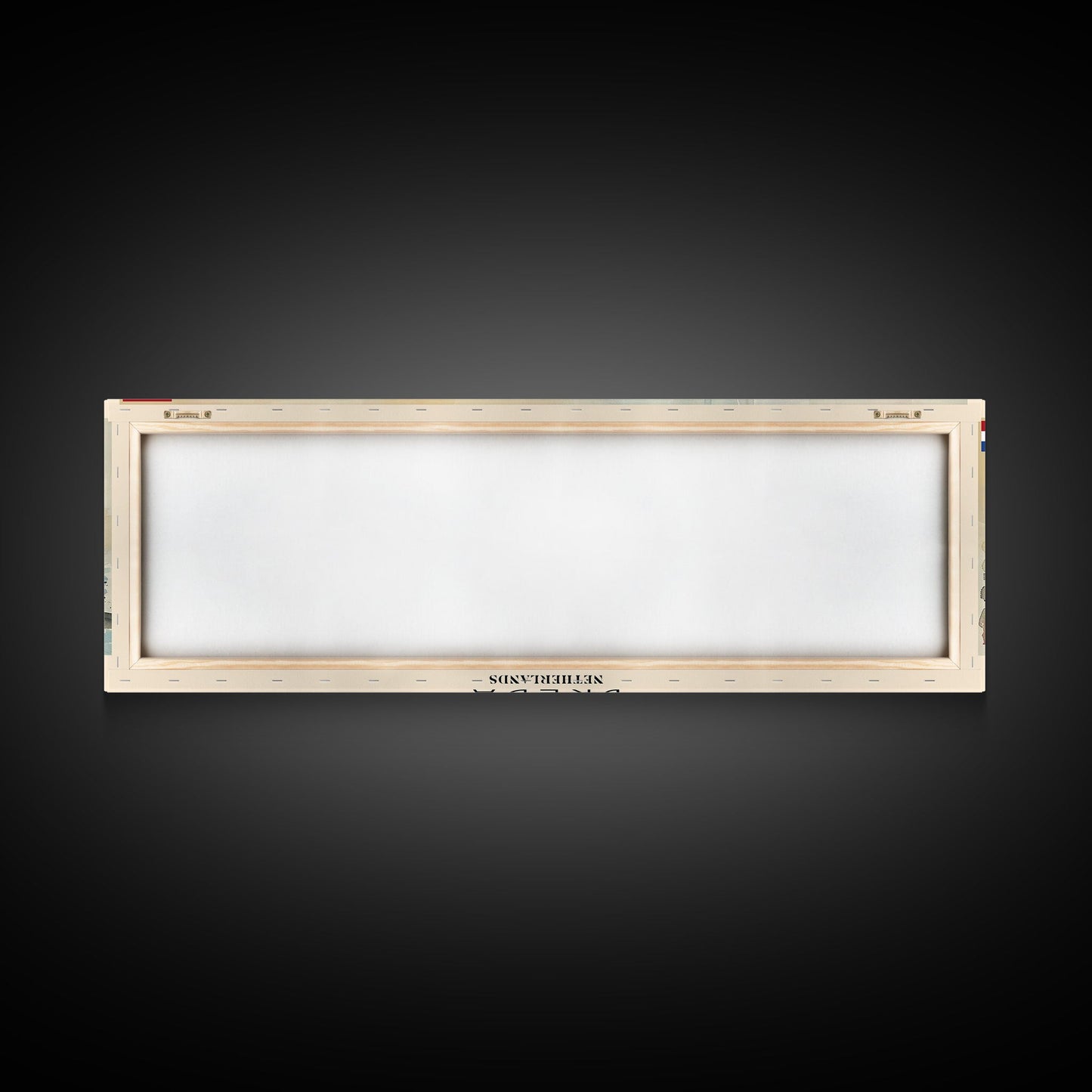 Breda Netherlands Panoramic Travel Poster, Framed Canvas Print or Metal Wall Art, Travel Art, Home Decor, Panoramic Painting, Midcentury Art