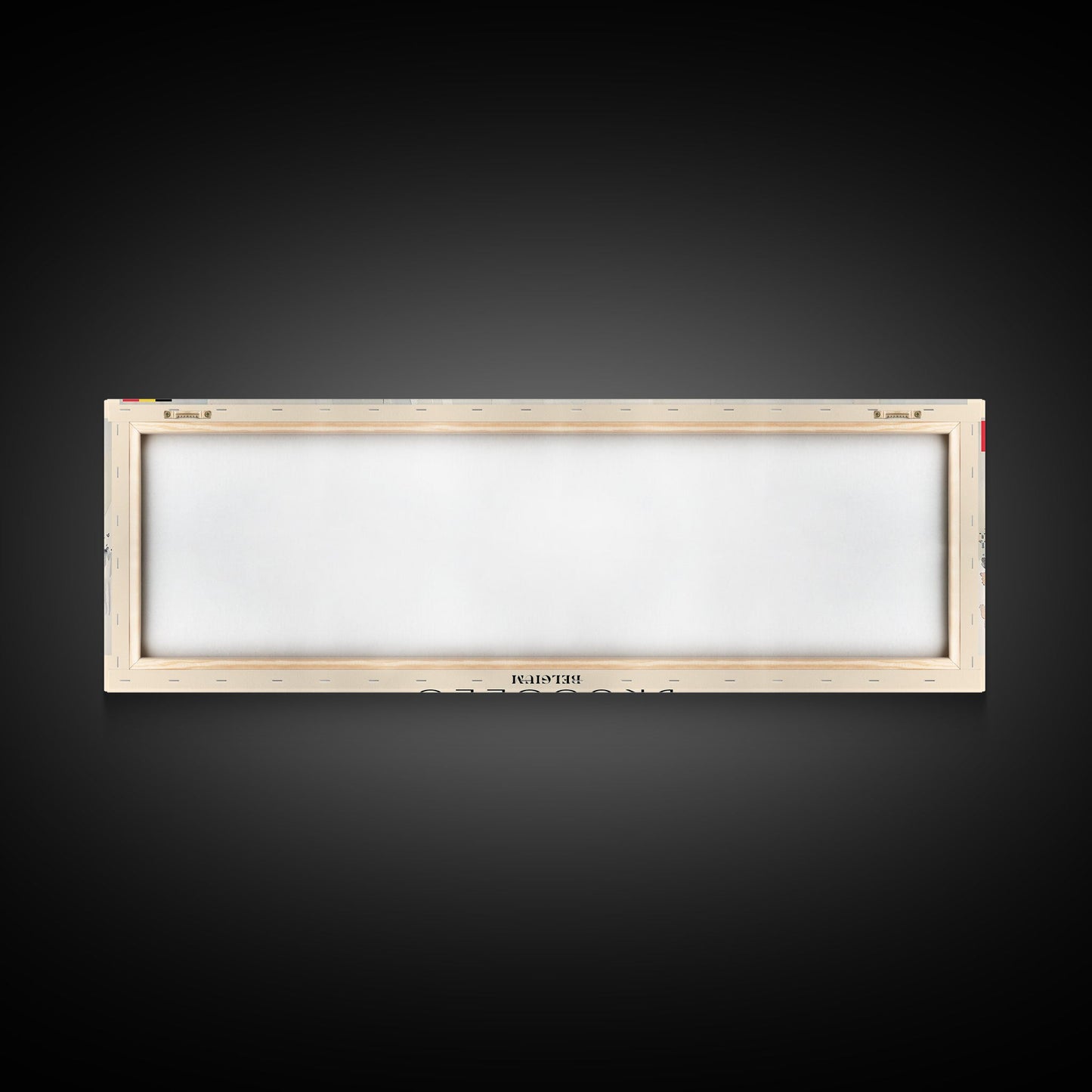 Brussels Belgium Panoramic Travel Poster, Framed Canvas Print or Metal Wall Art, Travel Art, Home Decor, Panoramic Painting, Midcentury Art