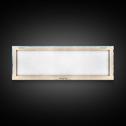 Celje Slovenia Panoramic Travel Poster, Framed Canvas Print or Metal Wall Art, Travel Art, Home Decor, Panoramic Painting, Midcentury Art