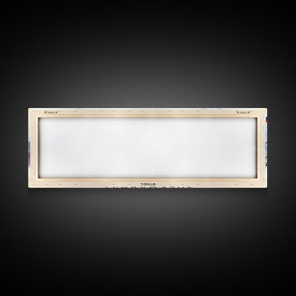 Cheboksary Russia Travel Art, City Art, Framed Canvas Print or Metal Wall Art, Europe Travel Poster, Panoramic Wall Art, Extra Wide Wall Art