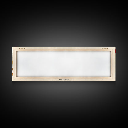 Funchal Portugal Travel Print Wall Art, Panoramic City Art, Travel Art, Wall Decor, Vacation Gift, Framed Canvas Print Or Metal Art