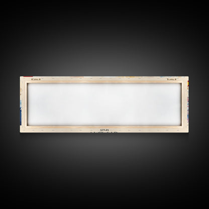 Gijón, Spanien – Kunstdruck für die Wand, Panorama-Stadtbild, Reisekunst, Wanddekoration, Urlaubsgeschenk, gerahmter Leinwanddruck oder Metallbild