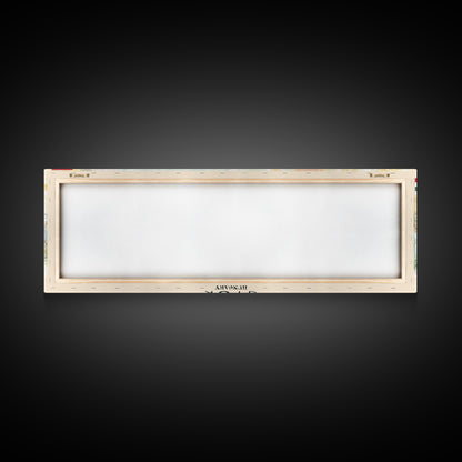 Gyor Hungary Wall Art, Panoramic Travel Poster, Panoramic Framed Canvas Print, City Wall Art, Wall Hanging Home Decor, Travel Art