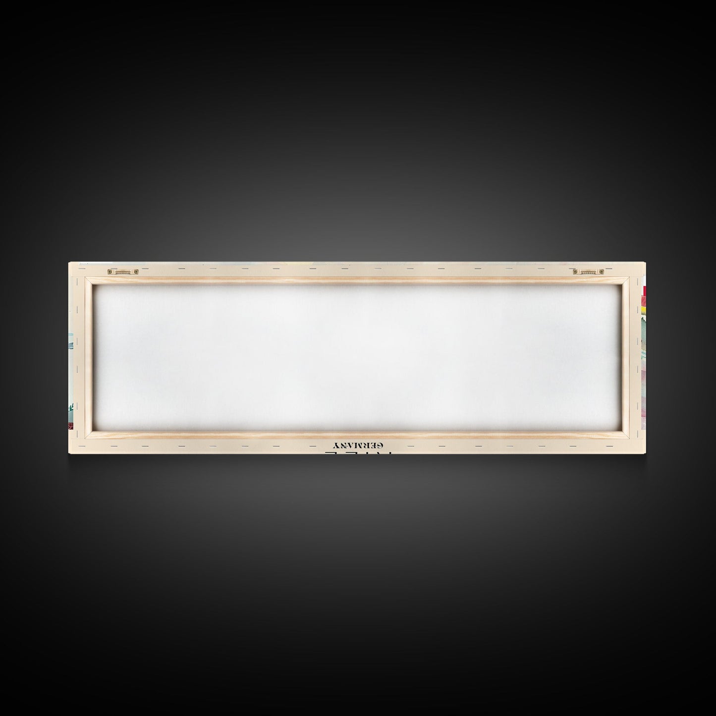 Kiel Germany Panoramic Travel Poster, Framed Canvas Print or Metal Wall Art, Travel Art, Home Decor, Panoramic Painting, Midcentury Art