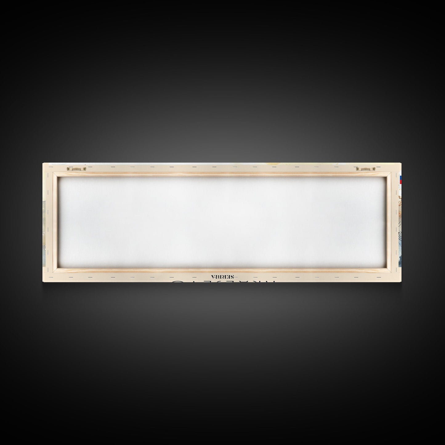 Kraljevo Serbia Panoramic Travel Poster, Framed Canvas Print or Metal Wall Art, Travel Art, Home Decor, Panoramic Painting, Midcentury Art