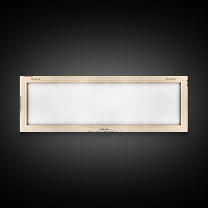 Madrid Spain Panoramic Travel Poster, Framed Canvas Print or Metal Wall Art, Travel Art, Home Decor, Panoramic Painting, Midcentury Art