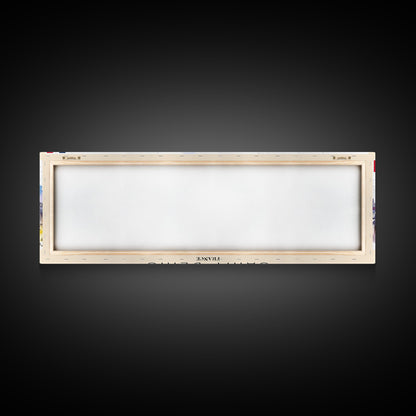 Saint Denis France Travel Art, City Art, Framed Canvas Print or Metal Wall Art, Europe Travel Poster, Panoramic Wall Art, Extra Wide Wall Art