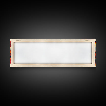 Chemnitz Germany Wall Art, Panoramic Travel Poster, Panoramic Framed Canvas Print, City Wall Art, Wall Hanging Home Decor, Travel Art