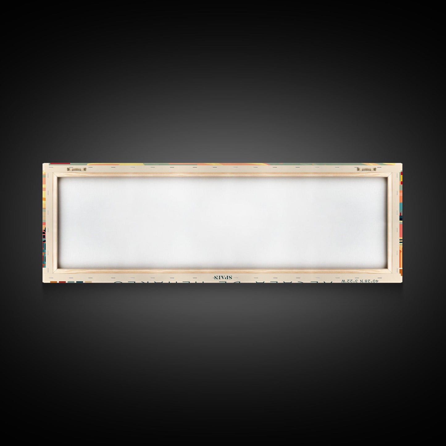 Alcalá Spain Travel Art, City Art, Framed Canvas Print or Metal Wall Art, Europe Travel Poster, Panoramic Wall Art, Extra Wide Wall Art