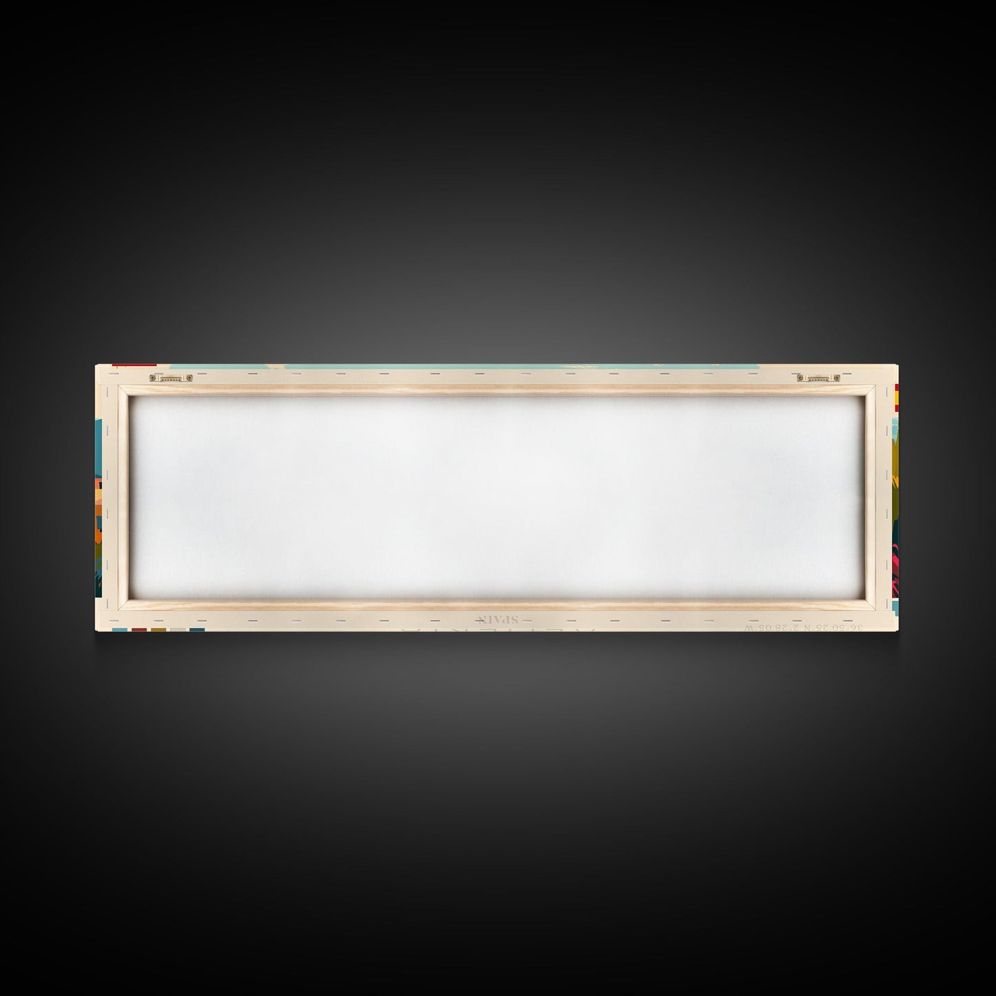 Almeria Spain Wall Art, Panoramic Travel Poster, Panoramic Framed Canvas Print, City Wall Art, Wall Hanging Home Decor, Travel Art