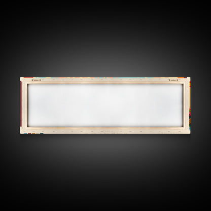 Badajoz Spain Wall Art, Panoramic Travel Poster, Panoramic Framed Canvas Print, City Wall Art, Wall Hanging Home Decor, Travel Art