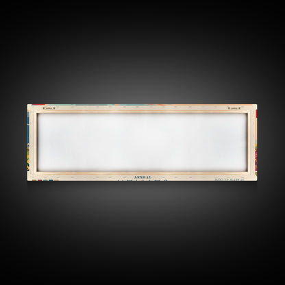 Batman TurkeyPanoramic Travel Poster, Framed Canvas Print or Metal Wall Art, Travel Art, Home Decor, Panoramic Painting, Midcentury Art