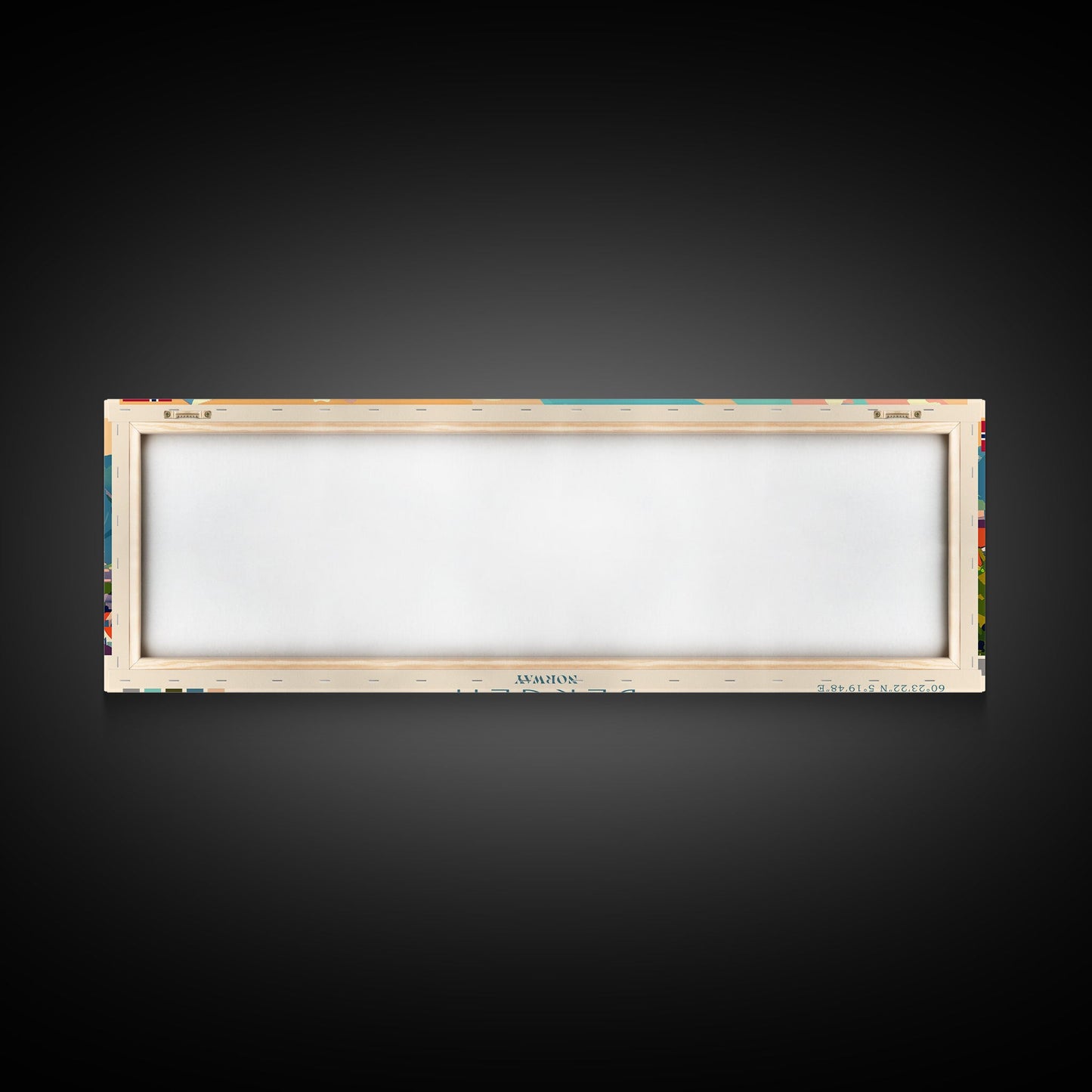 Bergen Norway Wall Art, Panoramic Travel Poster, Panoramic Framed Canvas Print, City Wall Art, Wall Hanging Home Decor, Travel Art