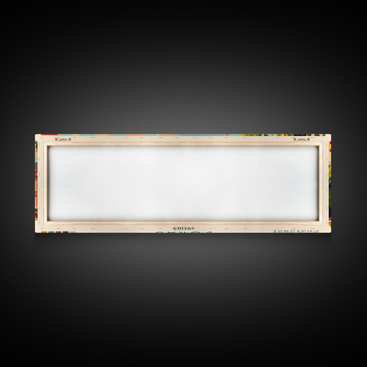 Borås Sweden Travel Art, City Art, Framed Canvas Print or Metal Wall Art, Europe Travel Poster, Panoramic Wall Art, Extra Wide Wall Art