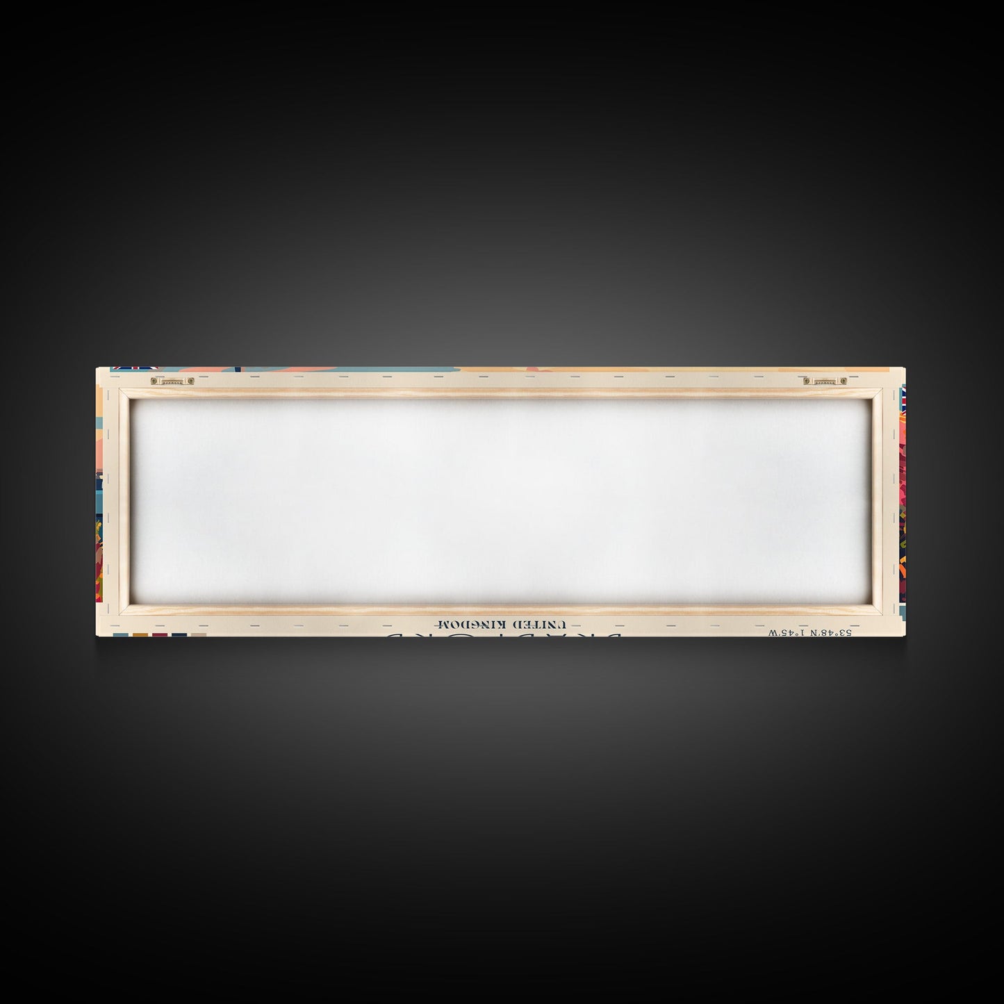 Bradford United Kingdom Travel Print Wall Art, Panoramic City Art, Travel Art, Wall Decor, Vacation Gift, Framed Canvas Print Or Metal Art