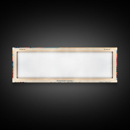 Bradford United Kingdom Travel Print Wall Art, Panoramic City Art, Travel Art, Wall Decor, Vacation Gift, Framed Canvas Print Or Metal Art