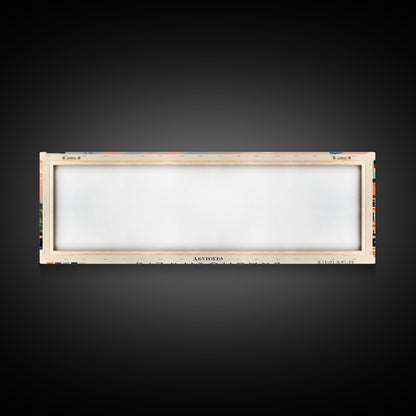 Braunschweig Germany Travel Art, City Art, Framed Canvas Print or Metal Wall Art, Europe Travel Poster, Panoramic Wall Art, Extra Wide Wall Art