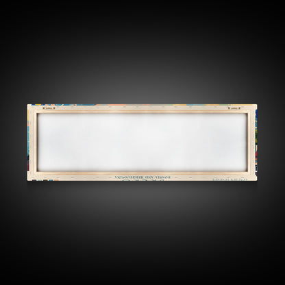 Brčko Bosnia Wall Art, Panoramic Travel Poster, Panoramic Framed Canvas Print, City Wall Art, Wall Hanging Home Decor, Travel Art