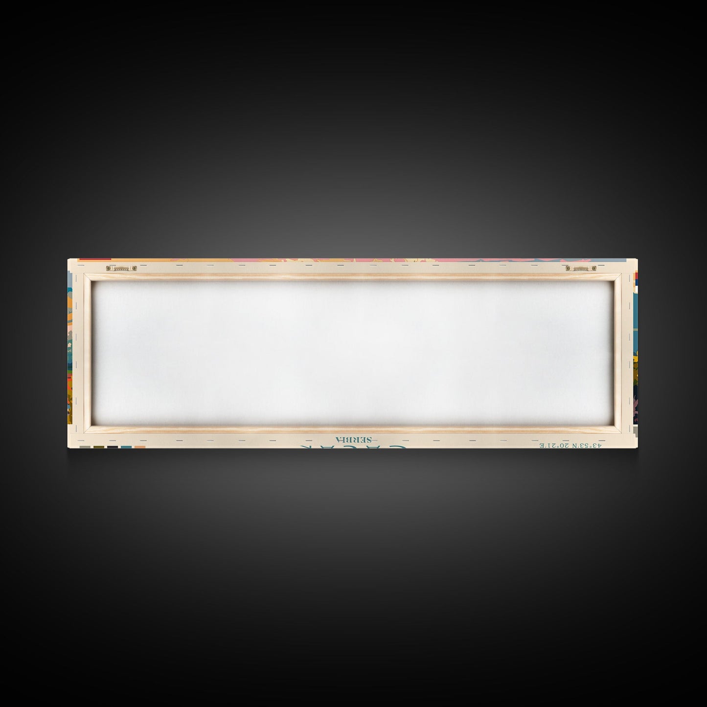 Čačak Serbia Wall Art, Panoramic Travel Poster, Panoramic Framed Canvas Print, City Wall Art, Wall Hanging Home Decor, Travel Art