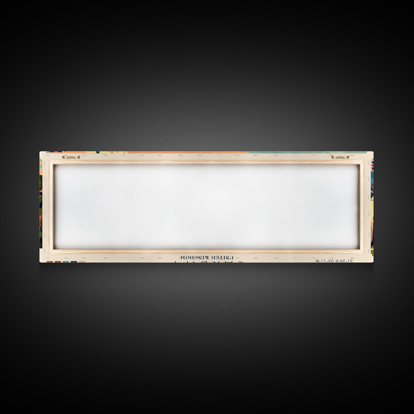 Cardiff United Kingdom Travel Art, City Art, Framed Canvas Print or Metal Wall Art, Europe Travel Poster, Panoramic Wall Art, Extra Wide Wall Art