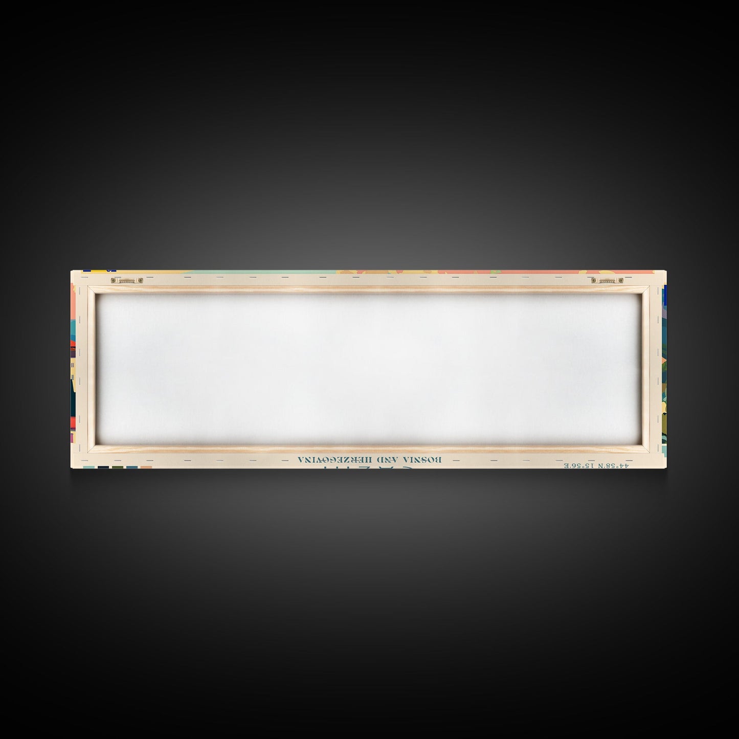 Cazin Bosnia Travel Art, City Art, Framed Canvas Print or Metal Wall Art, Europe Travel Poster, Panoramic Wall Art, Extra Wide Wall Art