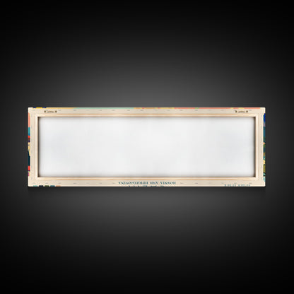 Cazin Bosnia Travel Art, City Art, Framed Canvas Print or Metal Wall Art, Europe Travel Poster, Panoramic Wall Art, Extra Wide Wall Art