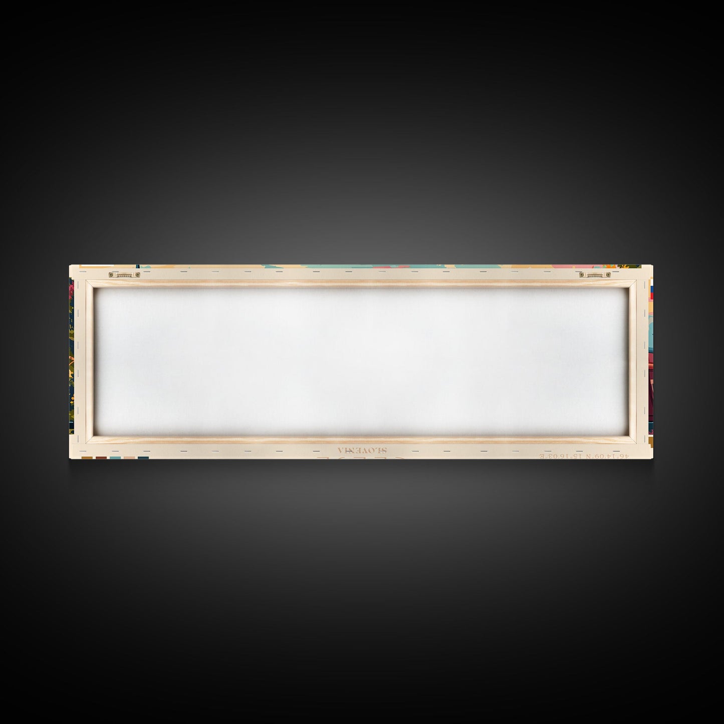 Celje Slovenia Panoramic Travel Poster, Framed Canvas Print or Metal Wall Art, Travel Art, Home Decor, Panoramic Painting, Midcentury Art