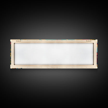 Celje Slovenia Panoramic Travel Poster, Framed Canvas Print or Metal Wall Art, Travel Art, Home Decor, Panoramic Painting, Midcentury Art