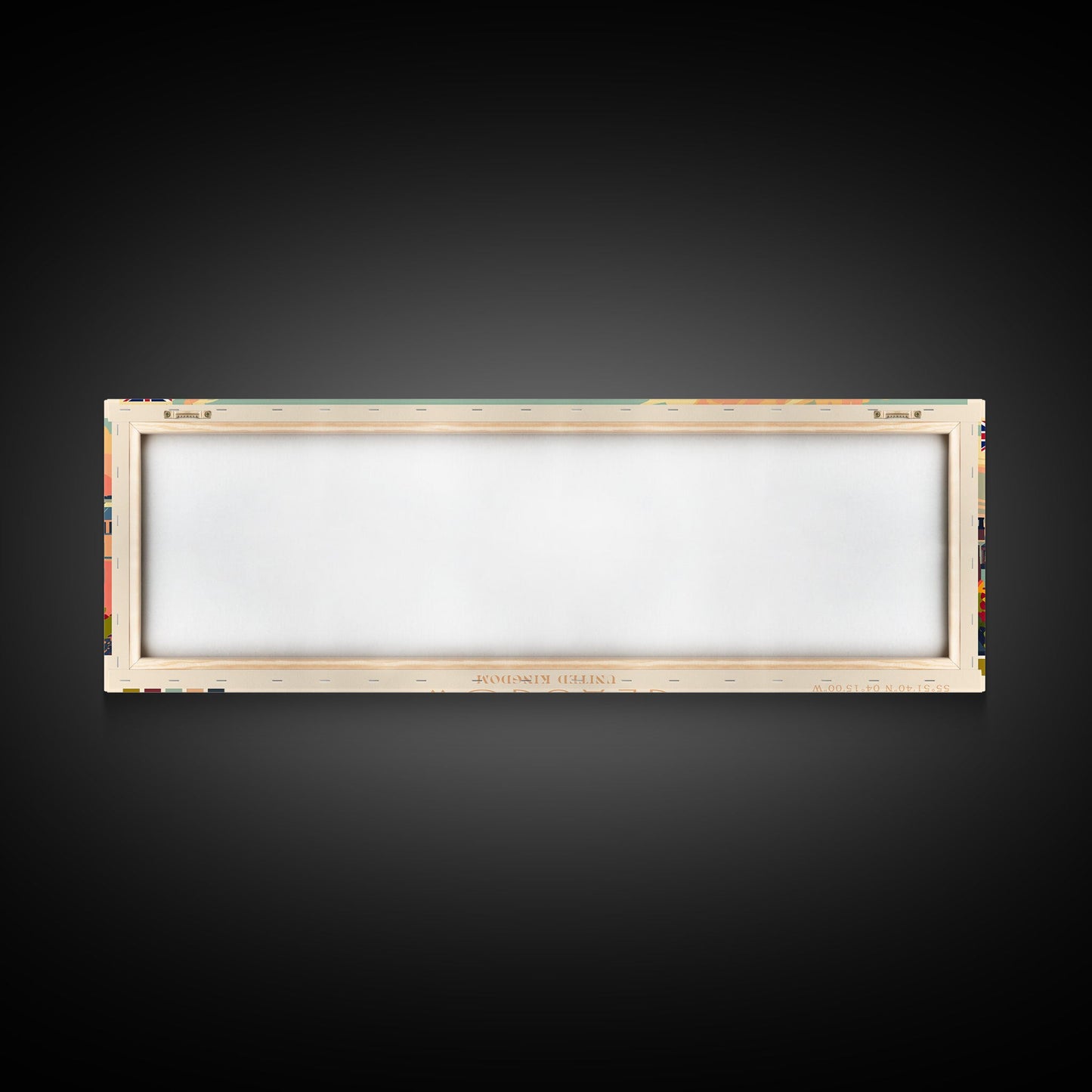 Glasgow, Vereinigtes Königreich – Reisekunst, Stadtkunst, gerahmter Leinwanddruck oder Wandbild aus Metall, Europa-Reiseposter, Panorama-Wandbild, extra breites Wandbild