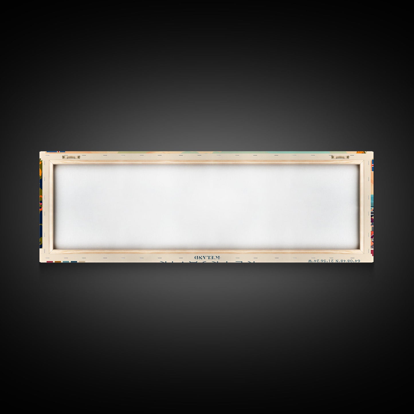 Reykjavik Iceland Wall Art, Panoramic Travel Poster, Panoramic Framed Canvas Print, City Wall Art, Wall Hanging Home Decor, Travel Art