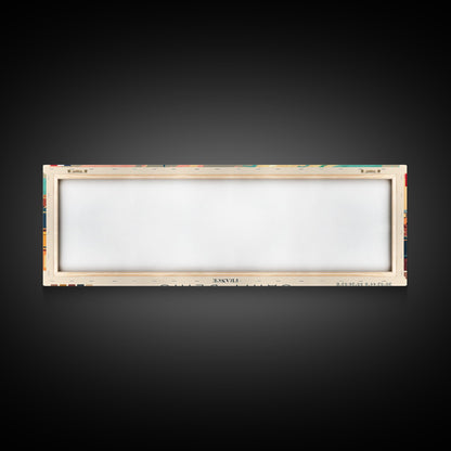 Saint Denis France Travel Art, City Art, Framed Canvas Print or Metal Wall Art, Europe Travel Poster, Panoramic Wall Art, Extra Wide Wall Art