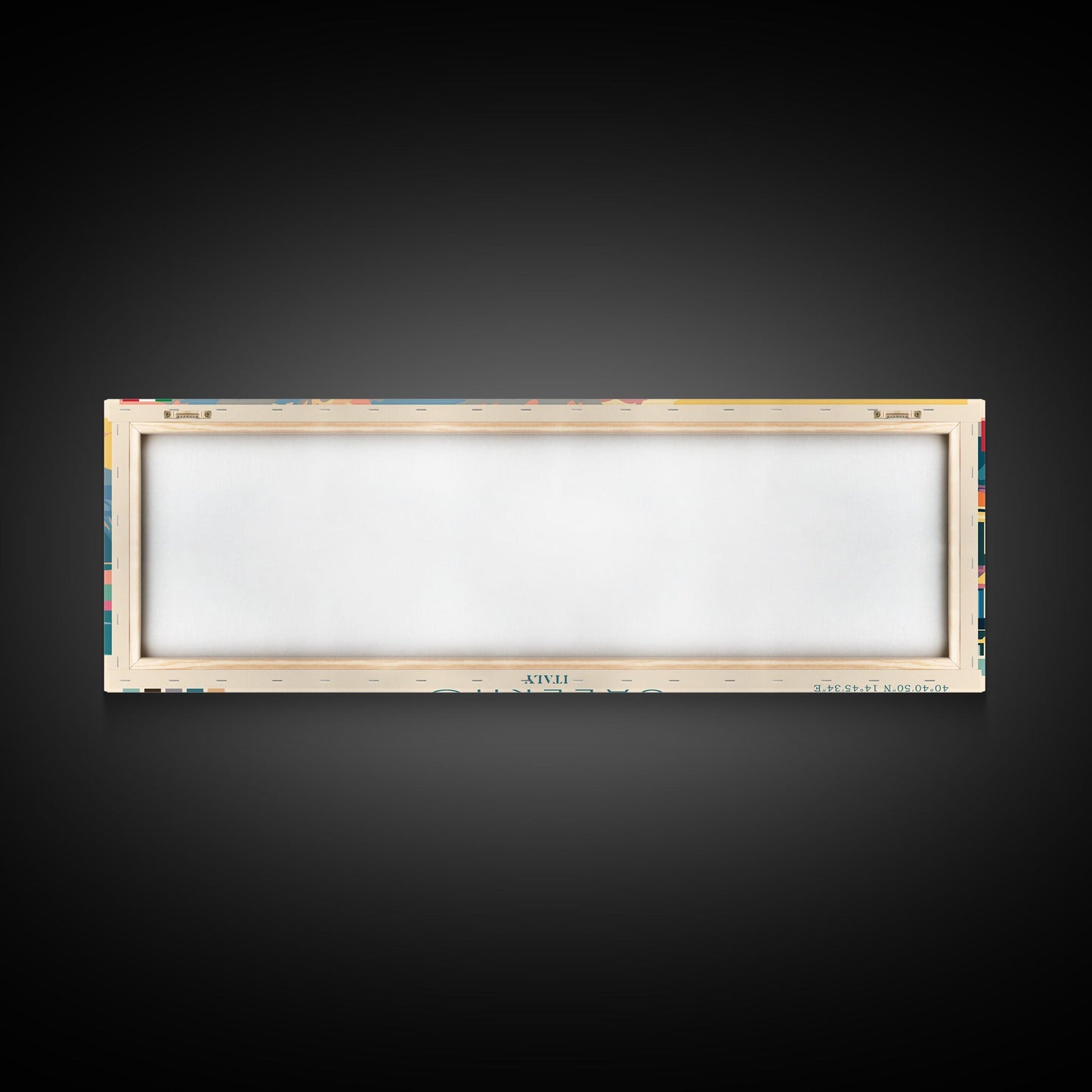 Salerno Italy Travel Art, City Art, Framed Canvas Print or Metal Wall Art, Europe Travel Poster, Panoramic Wall Art, Extra Wide Wall Art