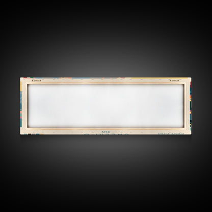 Salerno Italy Travel Art, City Art, Framed Canvas Print or Metal Wall Art, Europe Travel Poster, Panoramic Wall Art, Extra Wide Wall Art