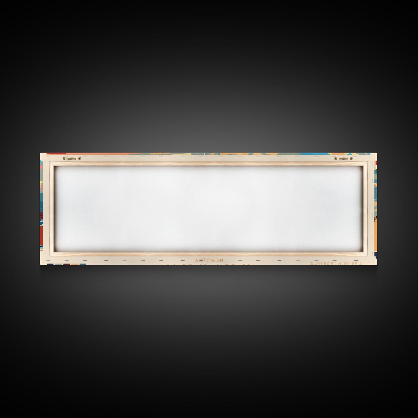 Sopron Hungary Travel Art, City Art, Framed Canvas Print or Metal Wall Art, Europe Travel Poster, Panoramic Wall Art, Extra Wide Wall Art