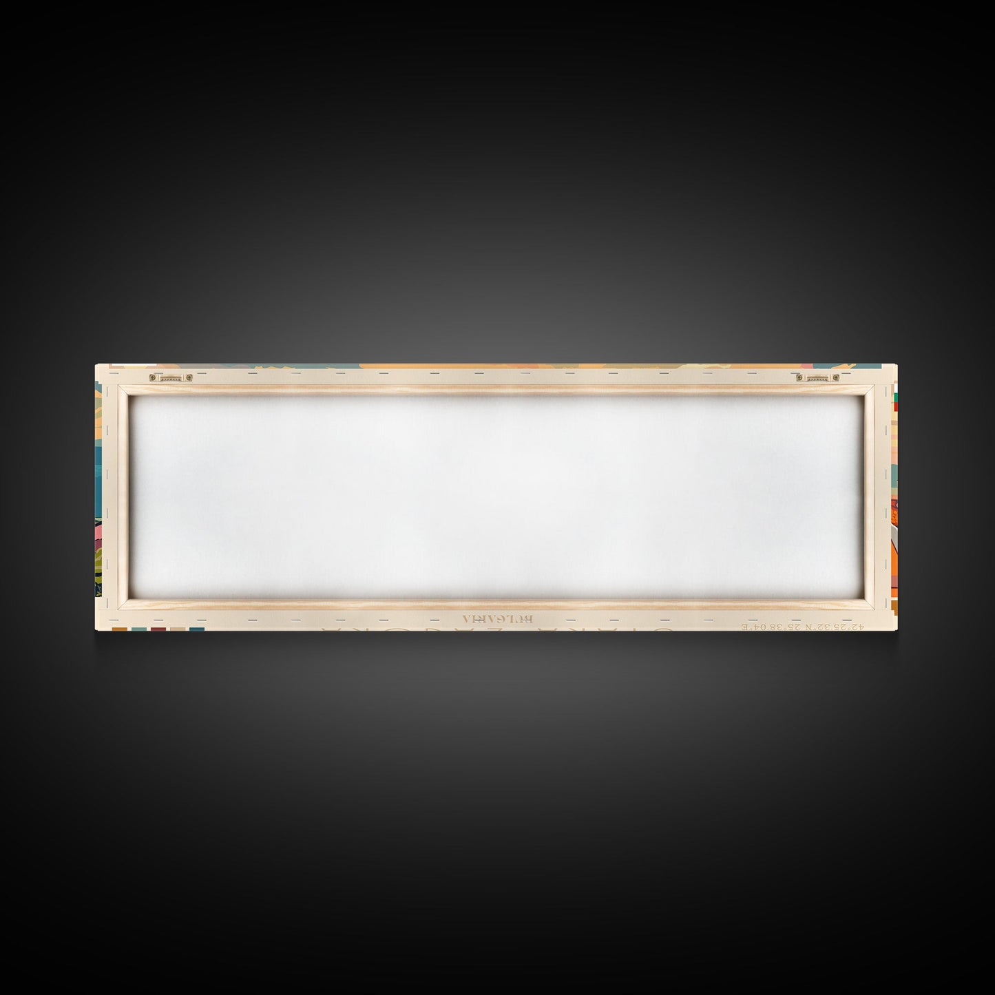 Stara Zagora Bulgaria Wall Art, Panoramic Travel Poster, Panoramic Framed Canvas Print, City Wall Art, Wall Hanging Home Decor, Travel Art