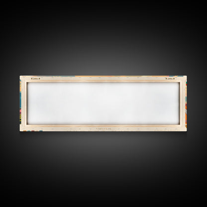 Stara Zagora Bulgaria Wall Art, Panoramic Travel Poster, Panoramic Framed Canvas Print, City Wall Art, Wall Hanging Home Decor, Travel Art