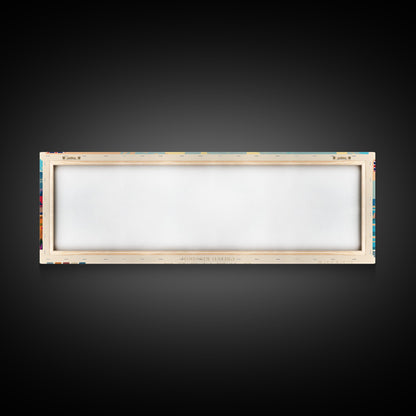 Swansea United Kingdom Wall Art, Panoramic Travel Poster, Panoramic Framed Canvas Print, City Wall Art, Wall Hanging Home Decor, Travel Art