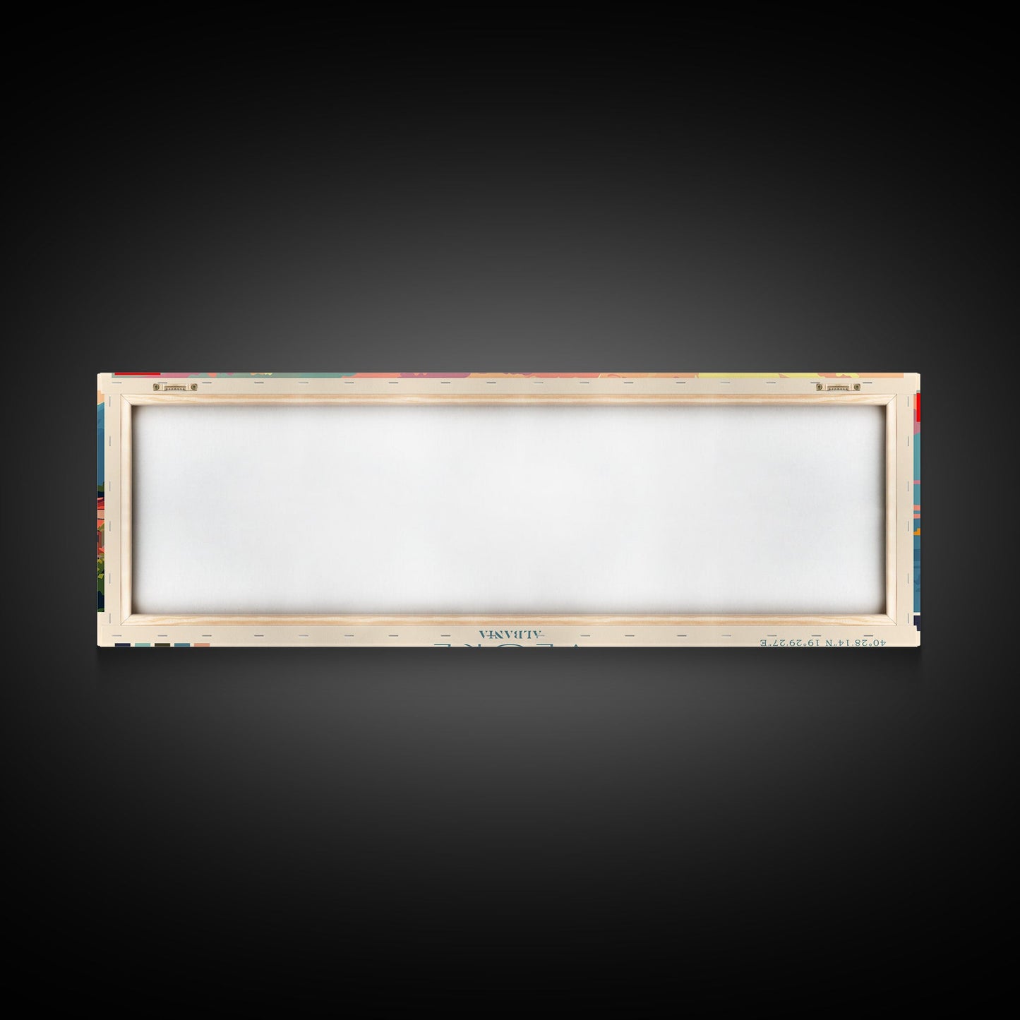 Vlore Albania Travel Art, City Art, Framed Canvas Print or Metal Wall Art, Europe Travel Poster, Panoramic Wall Art, Extra Wide Wall Art