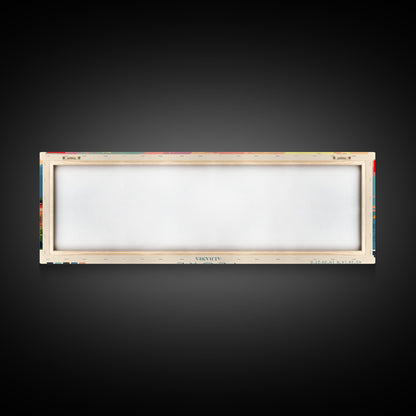 Vlore Albania Travel Art, City Art, Framed Canvas Print or Metal Wall Art, Europe Travel Poster, Panoramic Wall Art, Extra Wide Wall Art