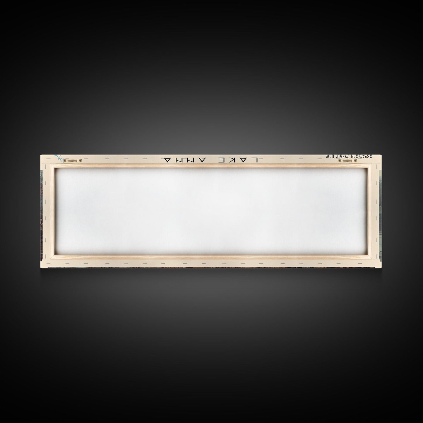 Lake Anna Virginia Framed Canvas Print, Lake House Art, Panoramic Wall Art, Travel Poster, Beautiful Lake Painting, Home Decor