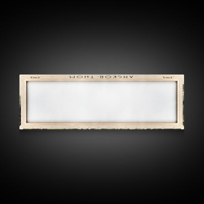 Angkor Thom Framed Canvas Print Travel Poster | Wall Art | Home Decor | Gift For Travel Lover | Wall Hanging | Original Art