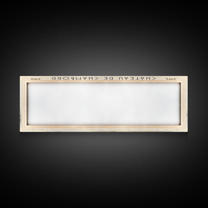 Château de Chambord Travel Poster Print, Framed Canvas Print, COUNTRY Travel Art, Wood Framed Art, Wall Hanging, Home Decor