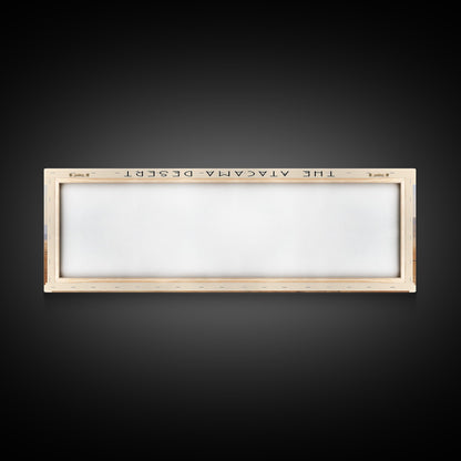 The Atacama Desert Travel Poster Print, Framed Canvas Wall Art, Metal Wall Art, COUNTRY art, Gift For Him, Travel Wall Art, Travel Lover Gift