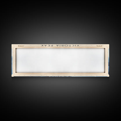 Victoria Peak COUNTRY Travel Poster Print, Framed Canvas Print, COUNTRY Travel Art, Wood Framed Art, Wall Hanging, Home Decor