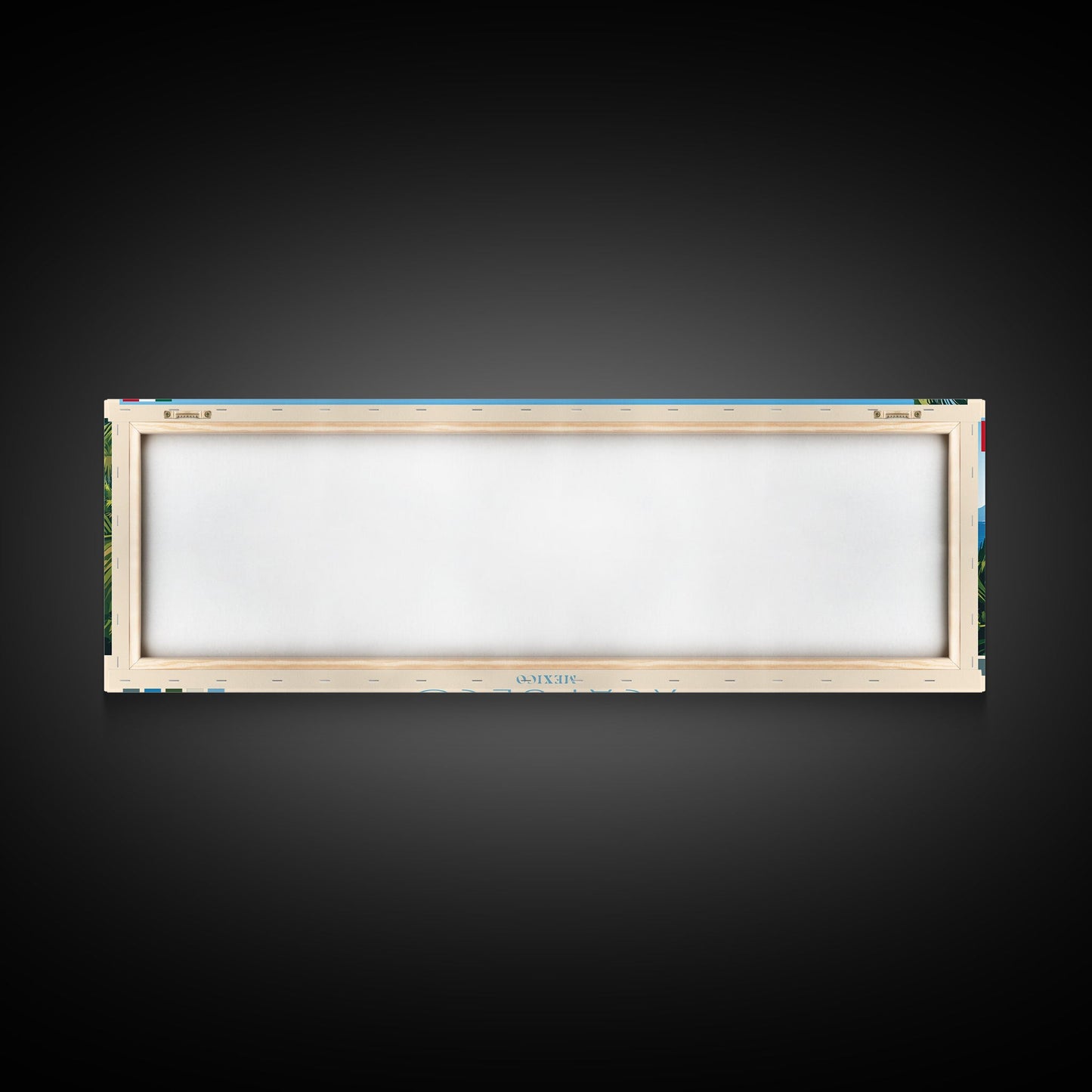 Acapulco, Mexico Travel Poster Panoramic Canvas Print, Acapulco, Mexico Painting, Mexico Art, Acapulco Travel Art, Guest Room Painting